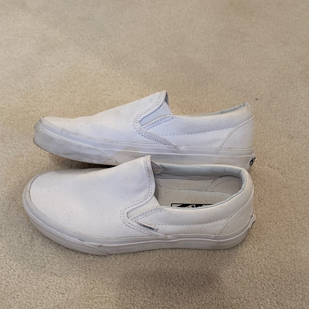 Vans Classic White Slip-On Shoes